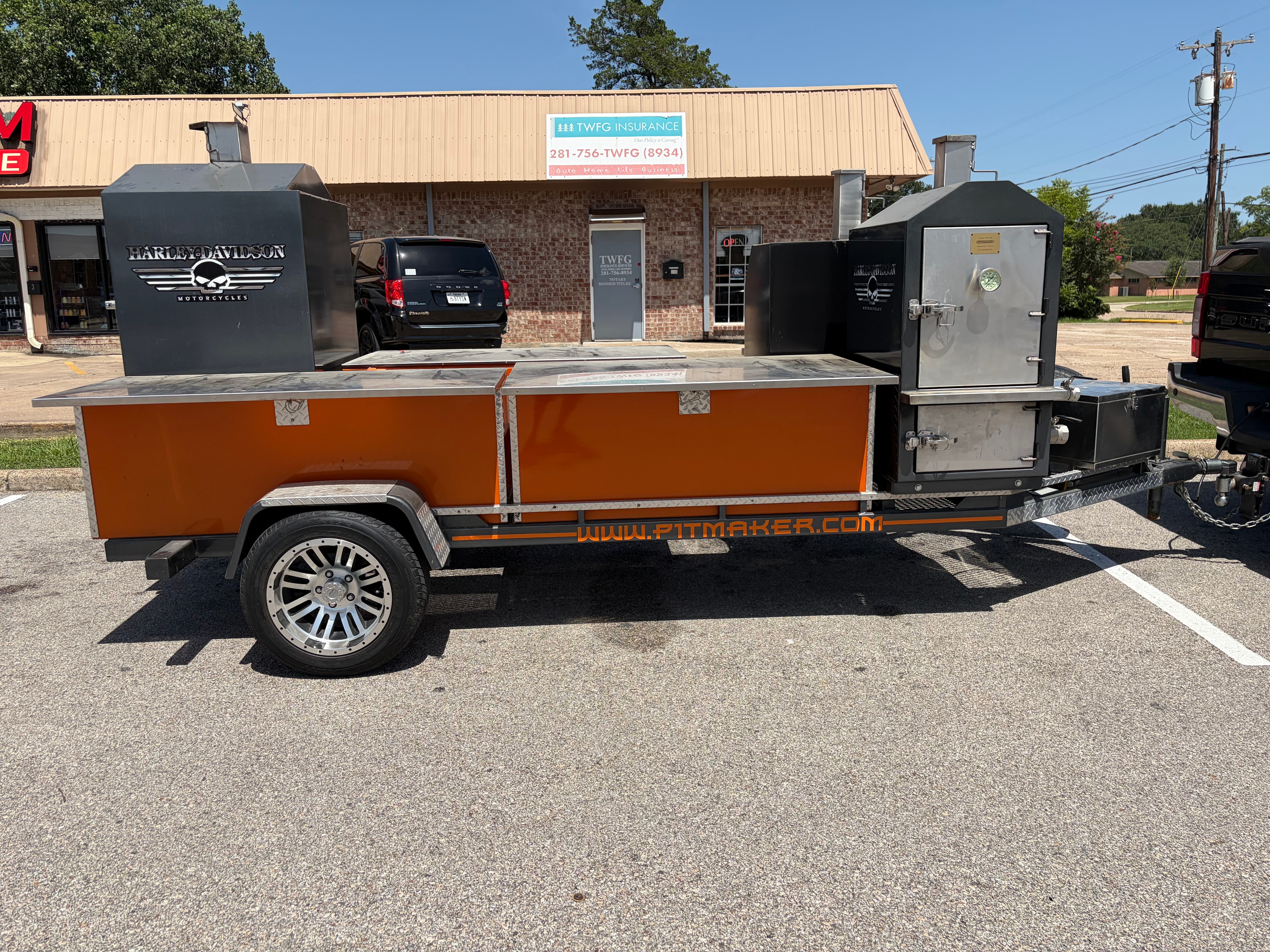 Custom BBQ smoker trailer appraisal — specialty equipment
